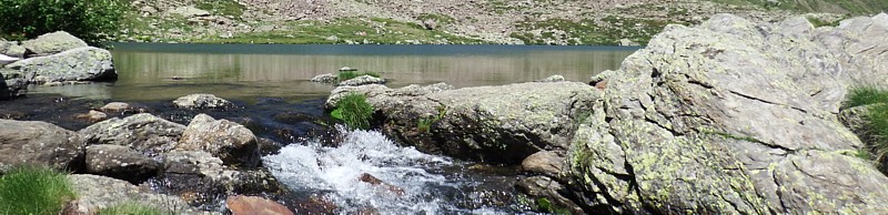 Rebosador del lago Tristaina (Andorra)